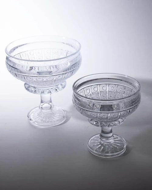 Glorious Crystal Footed Bowl - Large