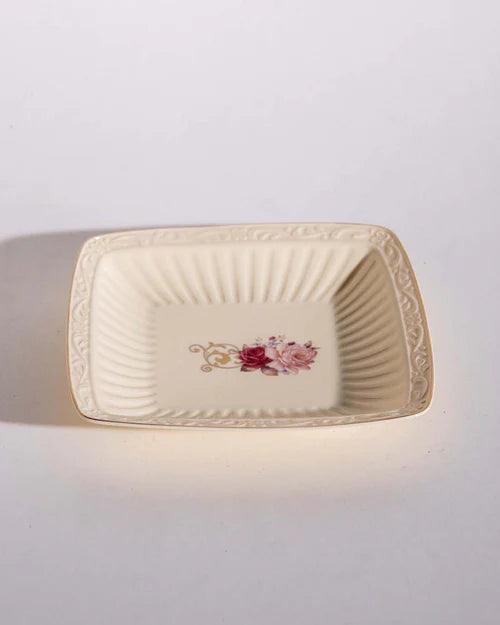 Country Roses Shallow Platter