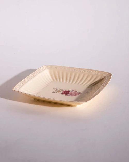 Country Roses Shallow Platter