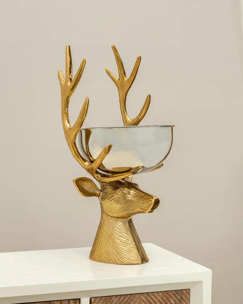 The Majestic Deer Serving Bowl - 20"