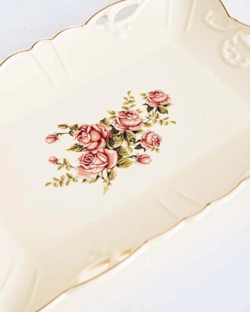 Country Roses Platter - Large