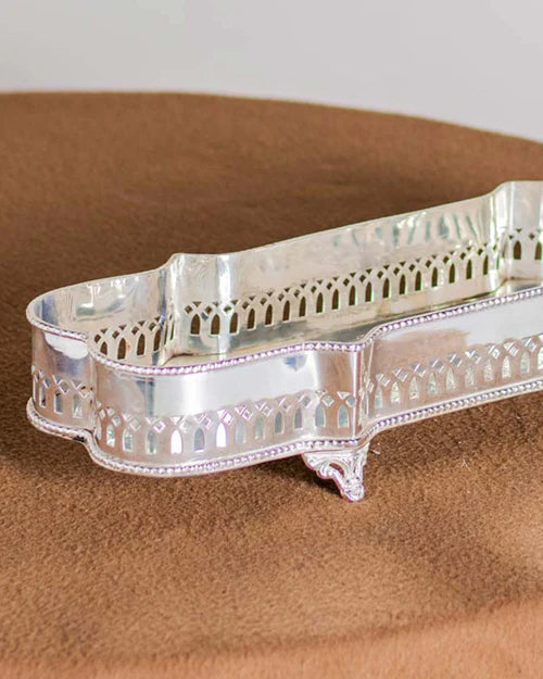 Gallery Rectangle Brass Tray