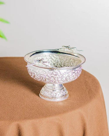 "Bird Of Akbar" Silver Plated Serving Bowl