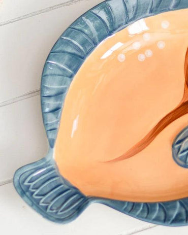 'Gilligan' Vibrant Fish-Shaped Platter