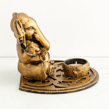 Ganesha with T- Light Holder