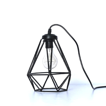 Metal Wire Lamp Cage Indoor Lighting