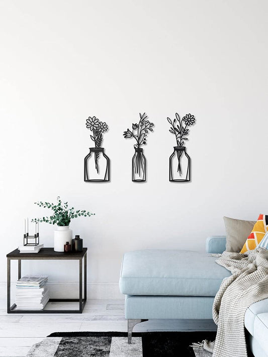 Spring Flowers Sign Metal Art