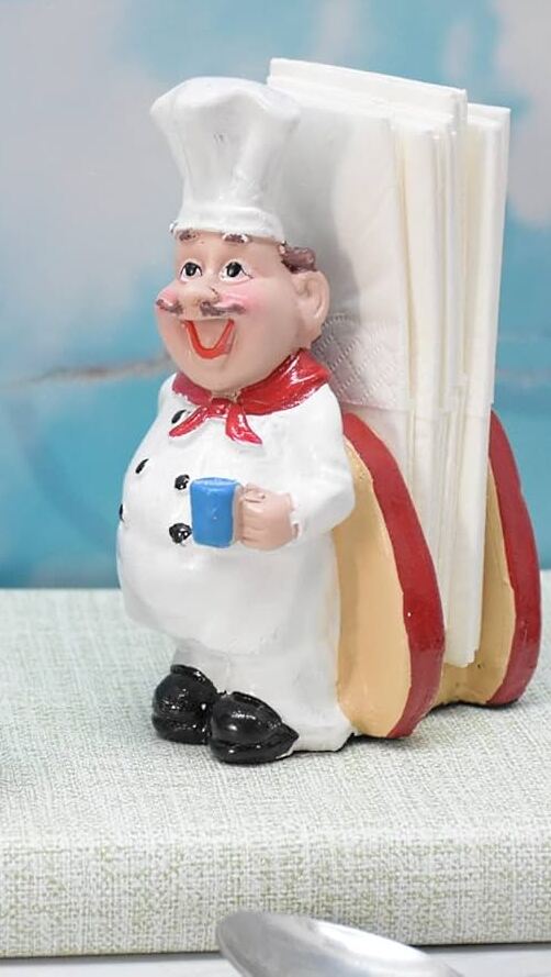 Delightful Table Chef Tissue Paper Holder