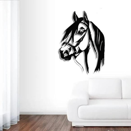 Horse Head Metal Wall Art