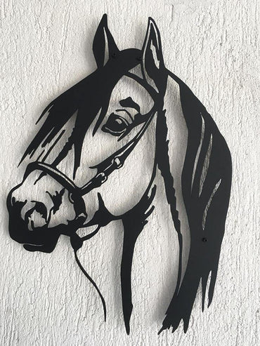 Horse Head Metal Wall Art