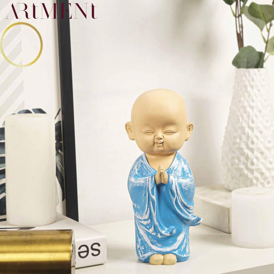 Namaste Buddha Monk : Blue