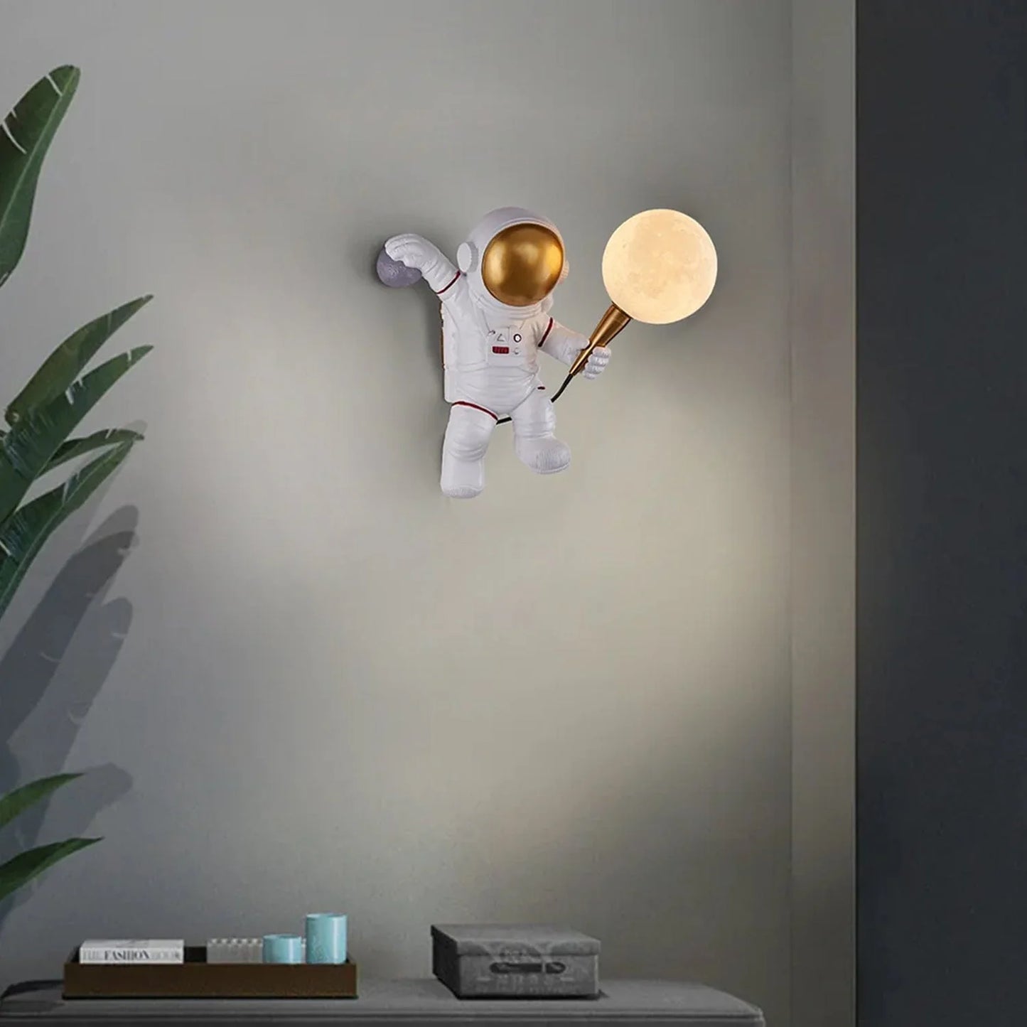 Space Explorer Astronaut Wall Light