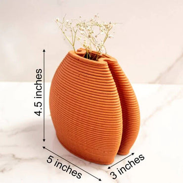 Terracotta Vase Double-Over