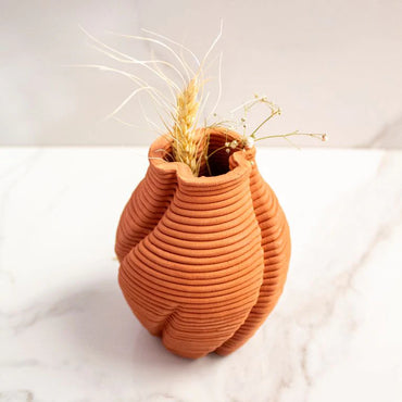 Terracotta Vase Brown and Twisted Vol. I
