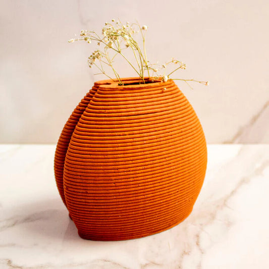 Terracotta Vase Double-Over