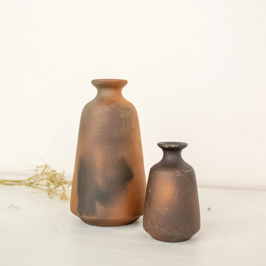 Terracotta Miniature Pots | Miniature Combo of Vase and Incense Holder Vol 3 | Terracotta