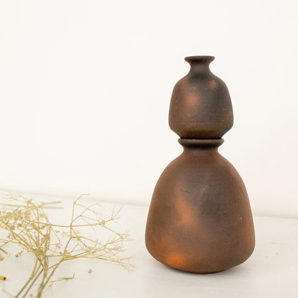 Terracotta Miniature Pots | Miniature Combo of Vase and Incense Holder Vol 4 | Terracotta