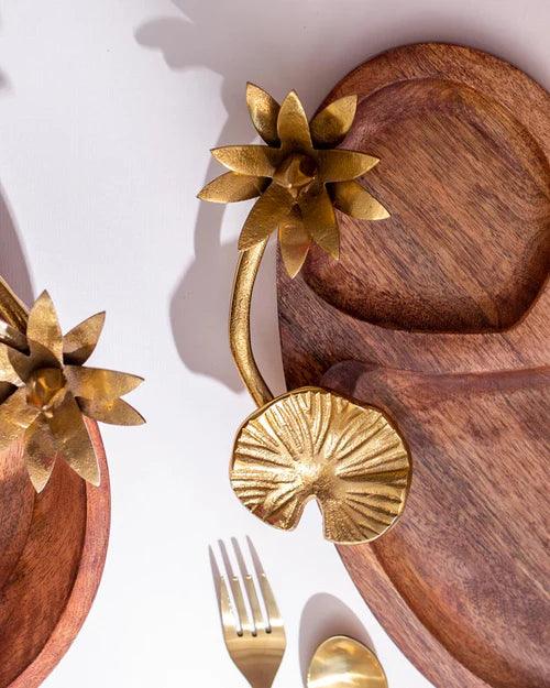 Lotus Serving Tray - 17"