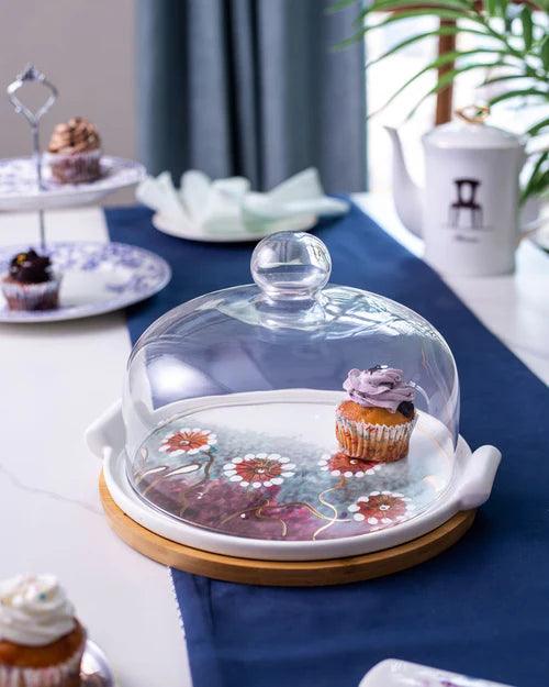 Klara Cake Stand with Glass Dome