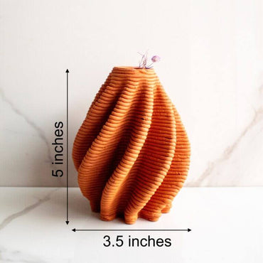 Terracotta Vase Brown and Twisted Vol. II