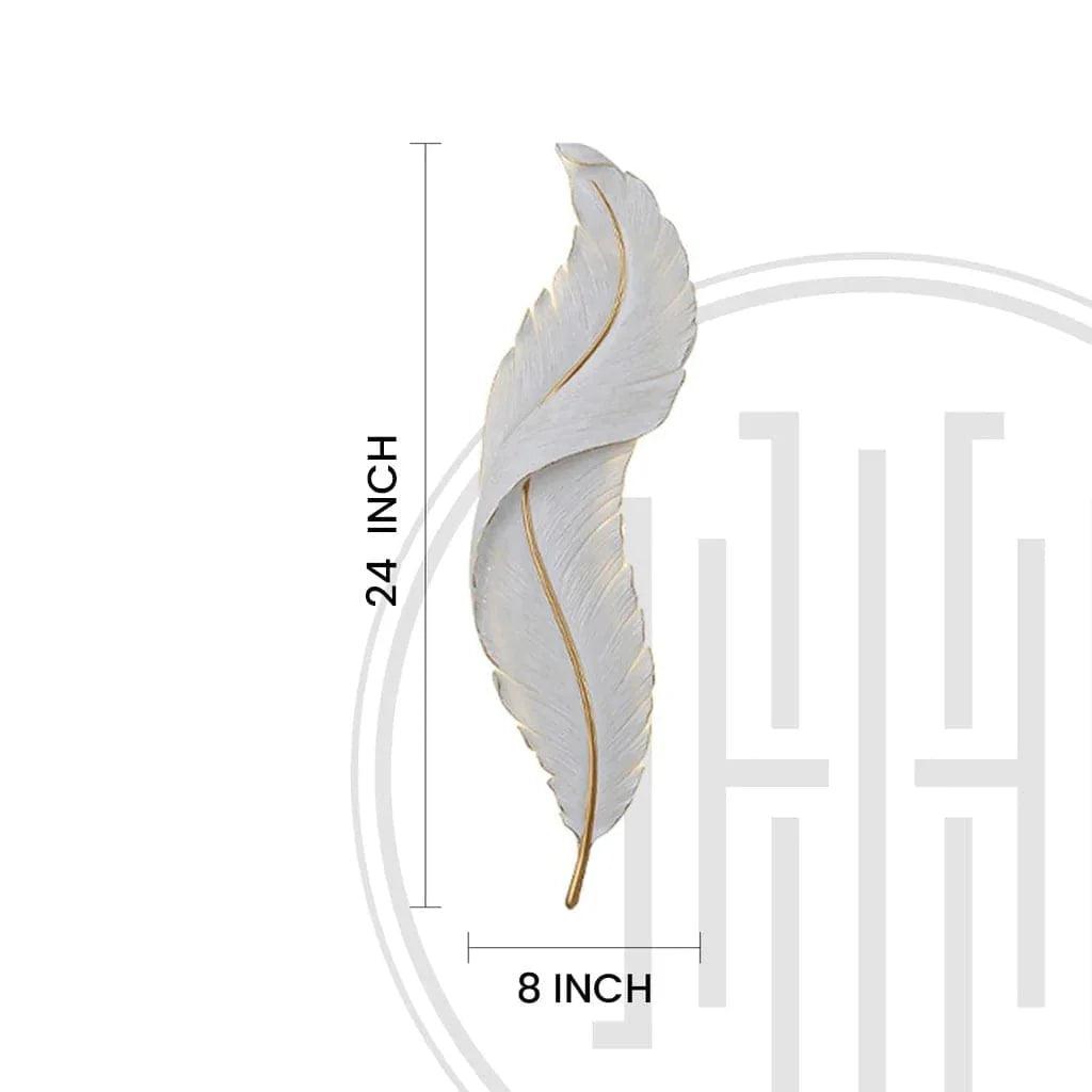 Snowy Quill Wall Light