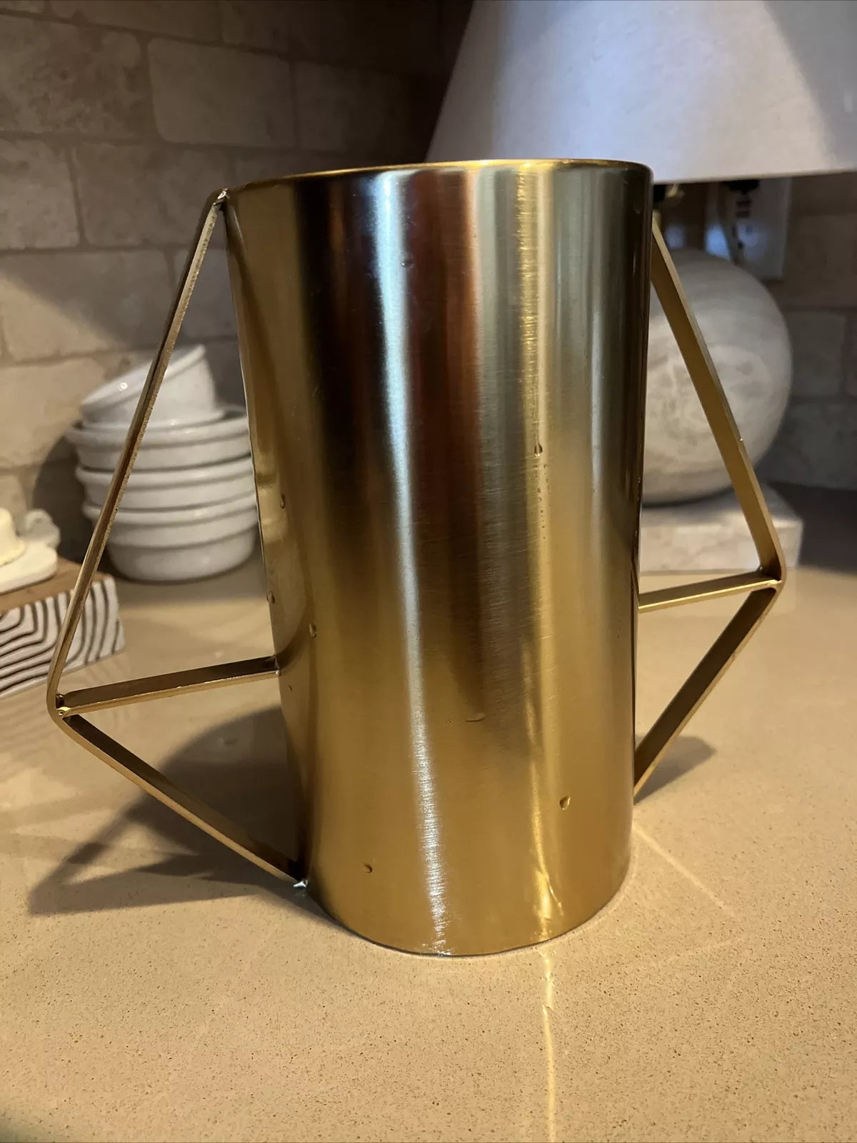 Golden Metallic Vase