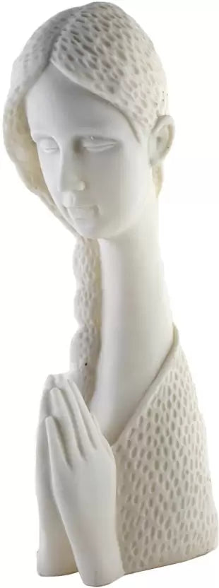 Welcome Lady Statue - Matt White