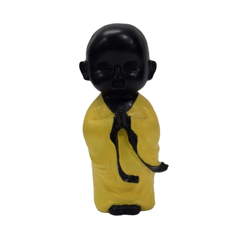 NAMASTE BUDDHA MONK : YELLOW