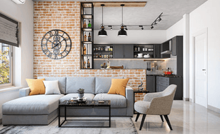 Serene Living: A Symphony of Style and Comfort with Soothing Interiors