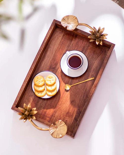 Lotus Serving Tray - 16"