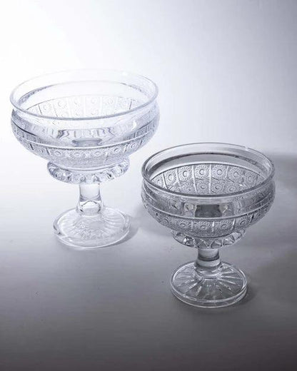 Glorious Crystal Footed Bowl - Large