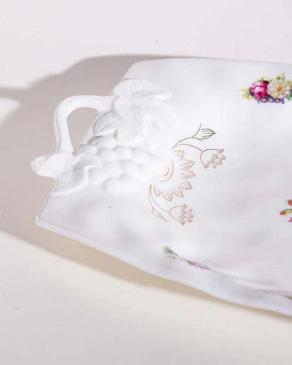 Grapes Embossed Serving Platter