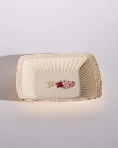Country Roses Shallow Platter
