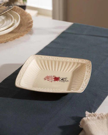 Country Roses Shallow Platter