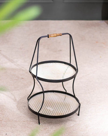 Provence 2-Tier Basket Storage Rack