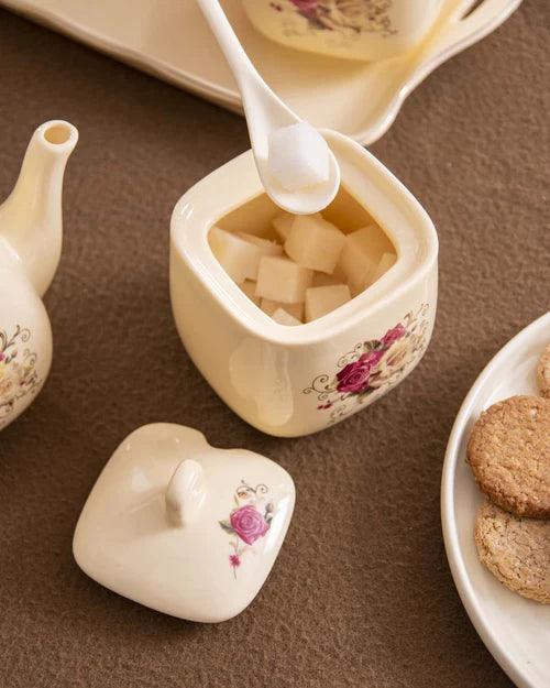 Country Roses Condiment Server Set