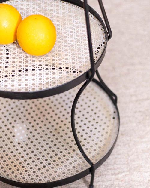 Provence 2-Tier Basket Storage Rack