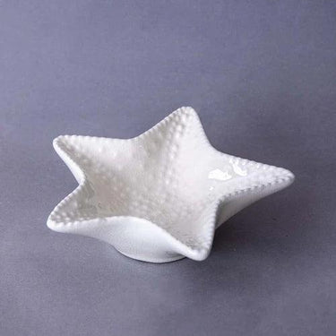 Starfish - Set of 3 White Nut Bowls