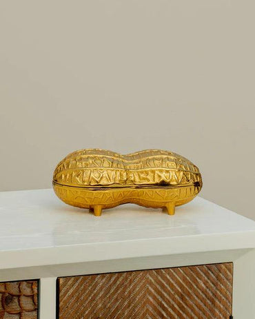 Peanut Shape Dry Fruit Platter - 9.5"