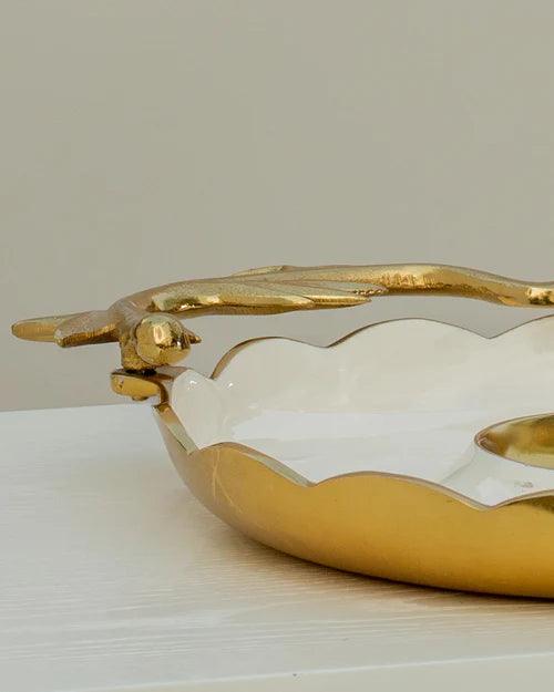 Vintage Bird On Edge Serveware