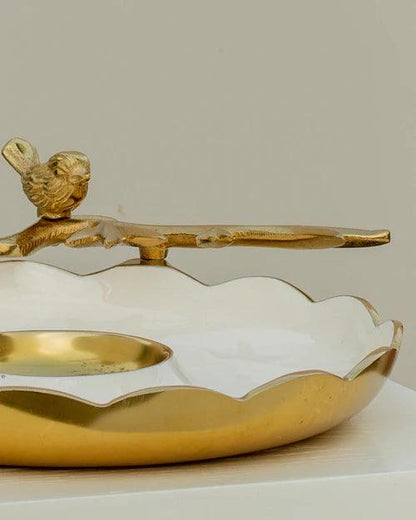 Vintage Bird On Edge Serveware