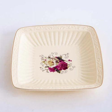 Country Roses Shallow Platter