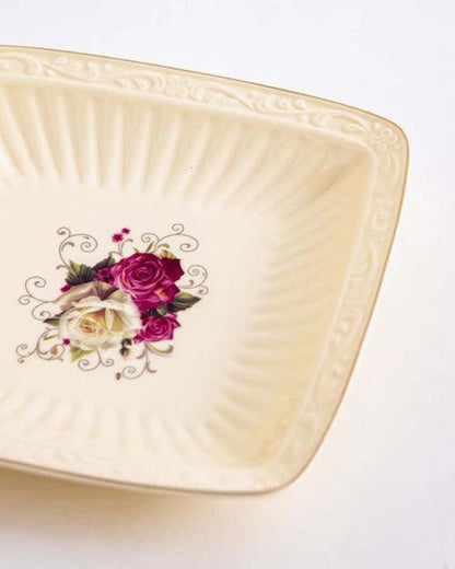 Country Roses Shallow Platter