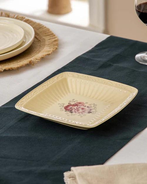 Country Roses Shallow Platter