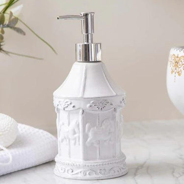 Swing Horse Soap Dispenser - White