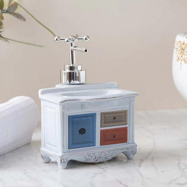 Vanity Cabinet Soap Dispenser - Blue