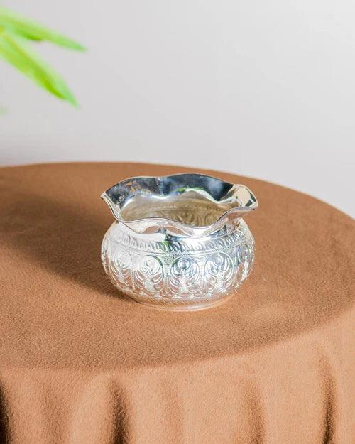 Fluted Deep Brass Bowl