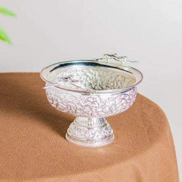 "Bird Of Akbar" Silver Plated Serving Bowl