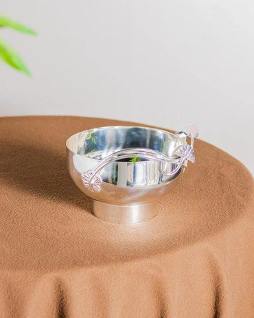 Louts Bud Brass Deep Bowl