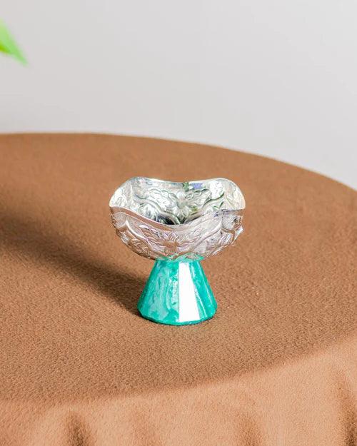 Emerald Brass Bowl